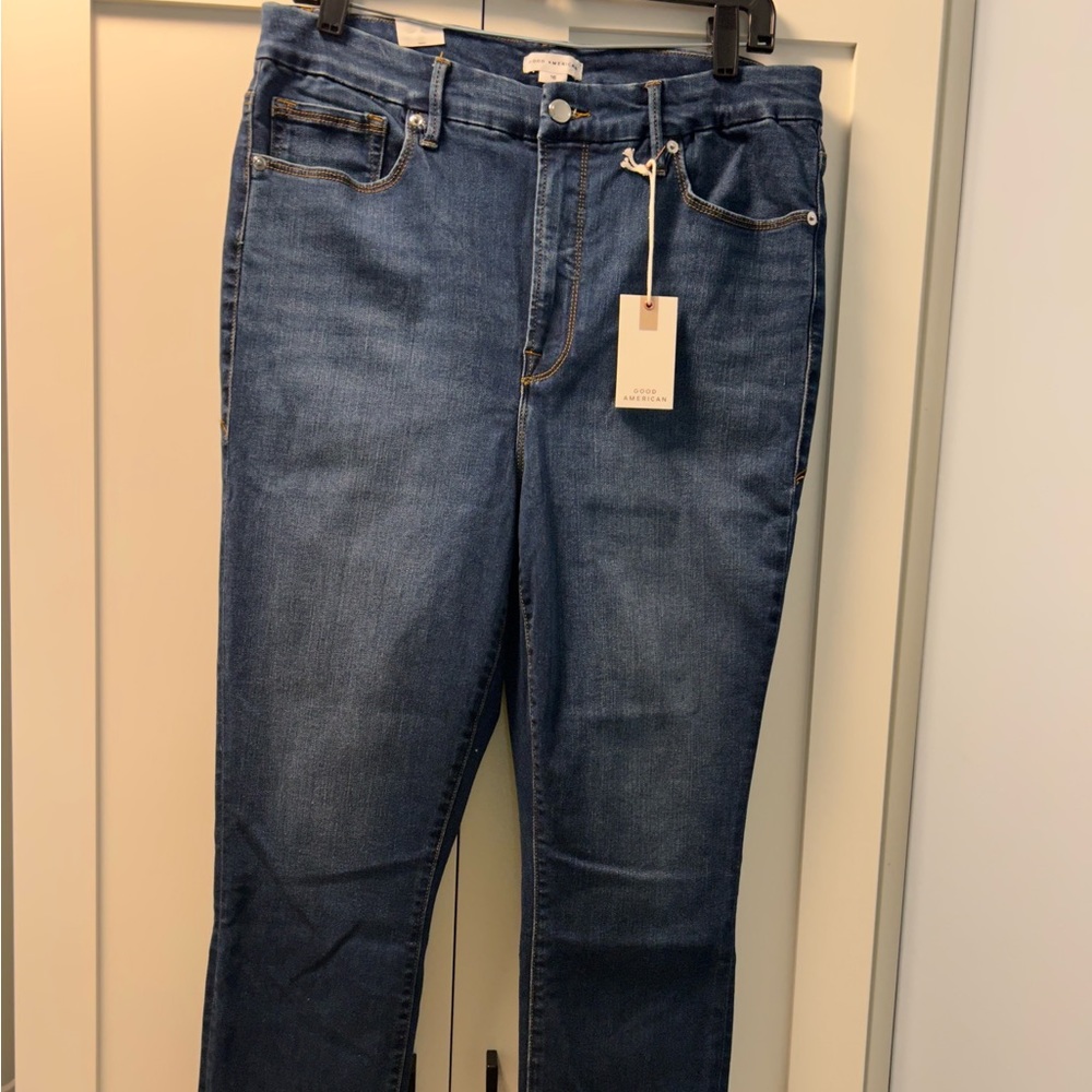 Good American Good Legs Crop NWT SZ 16